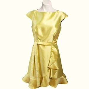 Isaac Mizrahi lemon cocktail dress  6